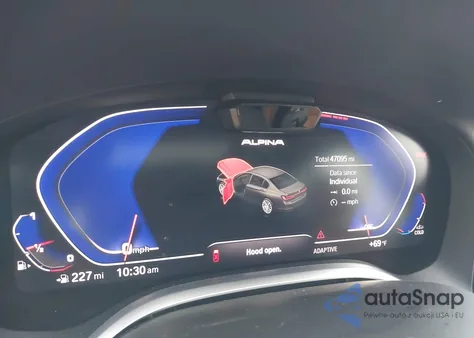 2021 BMW Alpina B7 xDrive из США, поврежденный, VIN WBA7U2C10MCF73519